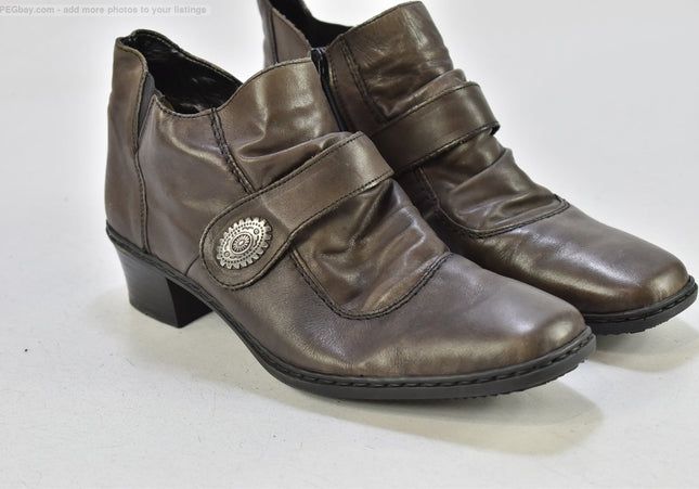 Rieker Damen Stiefelette Boots EUR 39 Nr. 25-B 789-gebrauchte schuhe-second hand-SchuhGebraucht