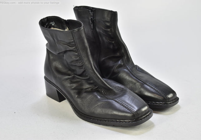 Rieker Damen Stiefelette Boots EUR 40 Nr. 25-B 775-gebrauchte schuhe-second hand-SchuhGebraucht