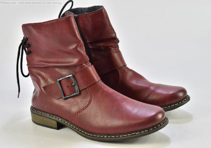 Rieker Damen Stiefelette Boots EUR 41 Nr. 25-B 559-second hand-gebrauchte Schuhe-SchuhGebraucht
