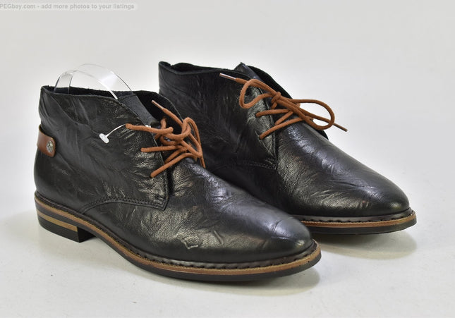 Rieker Damen Stiefelette Boots EUR 41 Nr. 25-B 601-second hand-gebrauchte Schuhe-SchuhGebraucht
