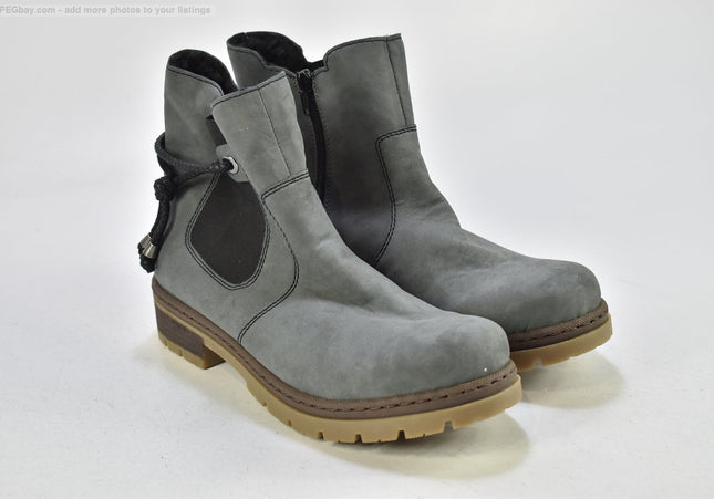 Rieker Damen Stiefelette Boots EUR 41 Nr. 25-B 801-gebrauchte schuhe-second hand-SchuhGebraucht