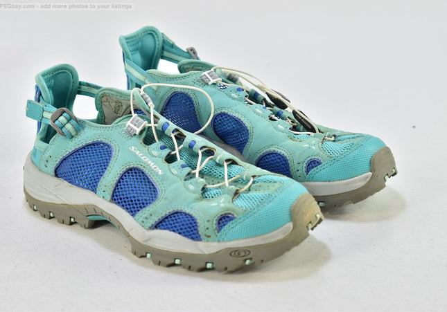 Salomon Damen Wanderschuhe Trekking EUR 37 1/3 Nr. 25-T 357-gebrauchte Schuhe-second hand-SchuhGebraucht