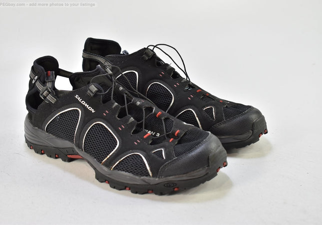 Salomon Herren Wanderschuhe Trekking EUR 45 1/3 Nr. 25-T 934-gebrauchte schuhe-second hand-SchuhGebraucht