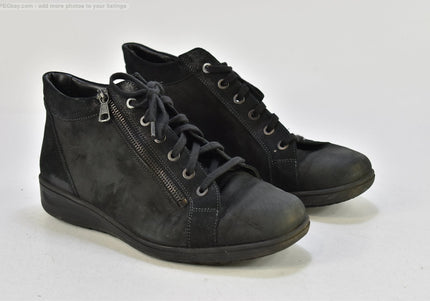Solidus Damen Stiefelette Boots UK 6,5 Nr. 25-B 613-second hand-gebrauchte Schuhe-SchuhGebraucht