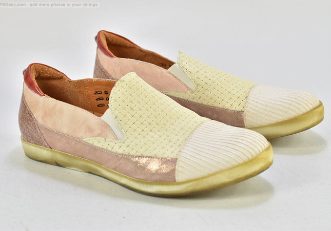 Think Damen Halbschuhe Slipper Ballerinas EUR 40 Nr. 25-U 1444 - Schuh-Gebraucht - Second-hand - gebrauchte Schuhe