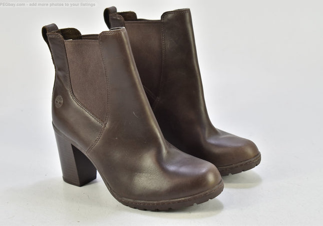 Timberland Damen Stiefelette Boots EUR 38,5 Nr. 25-B 588-second hand-gebrauchte Schuhe-SchuhGebraucht