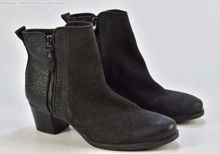 Vabene Damen Stiefelette Boots UK 7 Nr. 25-B 556-second hand-gebrauchte Schuhe-SchuhGebraucht