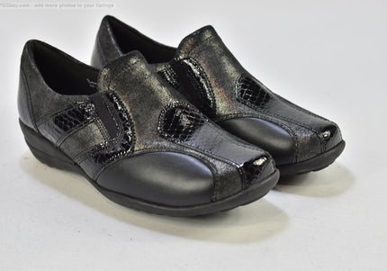 Waldläufer Damen Halbschuhe Slipper Ballerinas UK 5,5 Nr. 25-U 2154