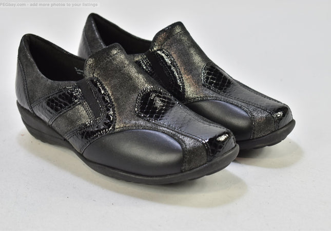 Waldläufer Damen Halbschuhe Slipper Ballerinas UK 5,5 Nr. 25-U 2154