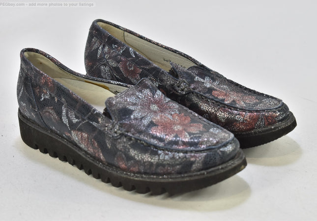 Waldläufer Damen Halbschuhe Slipper Ballerinas UK 5 Nr. 25-U 2141