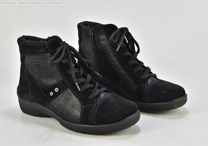 Waldläufer Damen Stiefelette Boots UK 4,5 Nr. 25-B 605-second hand-gebrauchte Schuhe-SchuhGebraucht