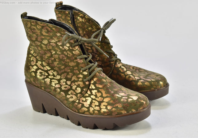 Waldläufer Damen Stiefelette Boots UK 7 Nr. 25-B 565-second hand-gebrauchte Schuhe-SchuhGebraucht