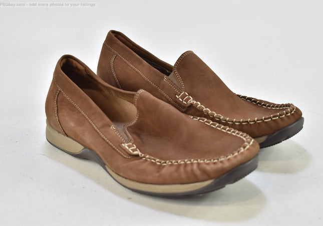 Waldläufer Herren Halbschuhe Slipper UK 8 Nr. 25-T 959-gebrauchte schuhe-second hand-SchuhGebraucht